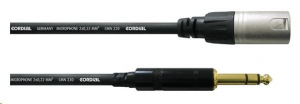 Cordial CFM 0,6 MV 1 XLR male 3-pin -> 6.3mm Jack male